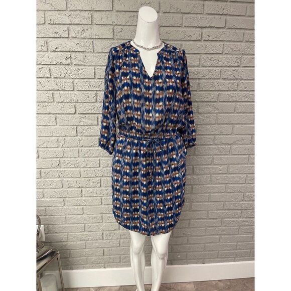 Skies Are Blue Multicolored Long Sleeve Shift Dress Size XS NWT - Picture 1 of 14